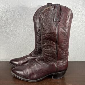 Dan Post 16773 Vintage Black Cherry Western Cowboy Boots Mens 10.5 D